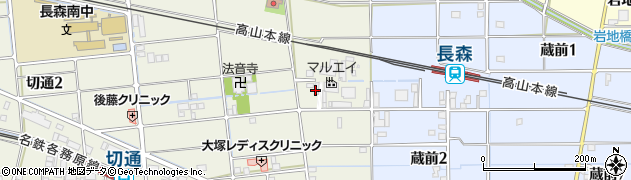 大陽日酸エネルギー中部株式会社　岐阜支店周辺の地図