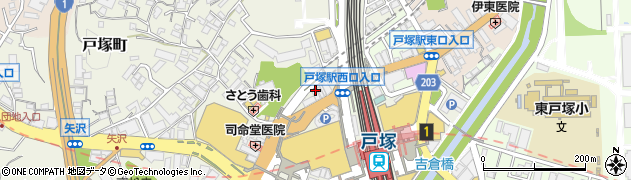 神奈川県横浜市戸塚区戸塚町6003周辺の地図