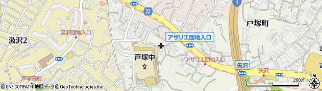 神奈川県横浜市戸塚区戸塚町4541-8周辺の地図