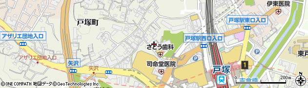 神奈川県横浜市戸塚区戸塚町4915-3周辺の地図