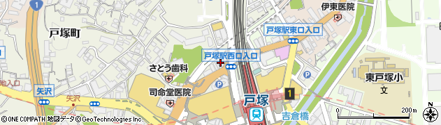 神奈川県横浜市戸塚区戸塚町6003-5周辺の地図