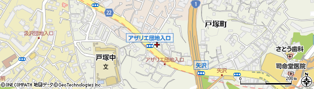 神奈川県横浜市戸塚区戸塚町4668周辺の地図