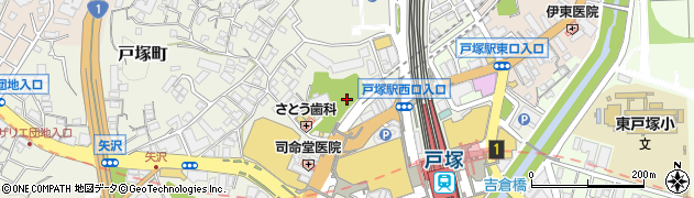 神奈川県横浜市戸塚区戸塚町6002周辺の地図