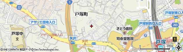 神奈川県横浜市戸塚区戸塚町4751周辺の地図