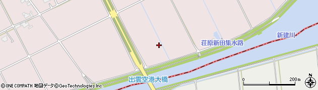 出雲空港大橋周辺の地図
