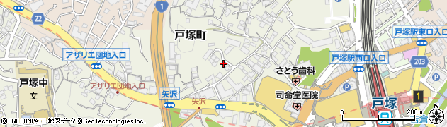 神奈川県横浜市戸塚区戸塚町4761周辺の地図