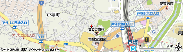 神奈川県横浜市戸塚区戸塚町4916周辺の地図