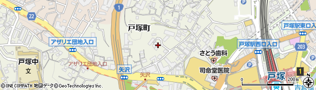 神奈川県横浜市戸塚区戸塚町4759周辺の地図