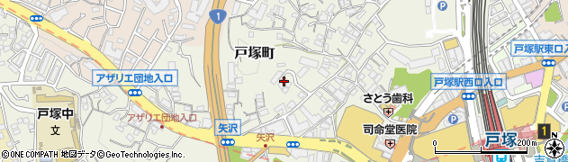 神奈川県横浜市戸塚区戸塚町4766周辺の地図