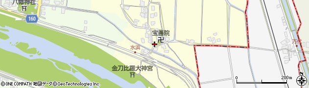 鳥取県米子市水浜14周辺の地図