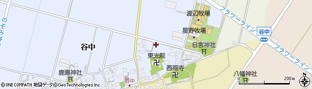 千葉県袖ケ浦市谷中43周辺の地図