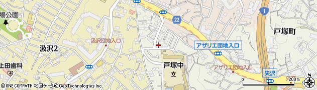 神奈川県横浜市戸塚区戸塚町4536周辺の地図