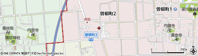 岐阜県大垣市曽根町周辺の地図