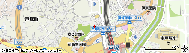 神奈川県横浜市戸塚区戸塚町6002-40周辺の地図