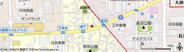 株式会社福嶋商事　湘南営業所周辺の地図