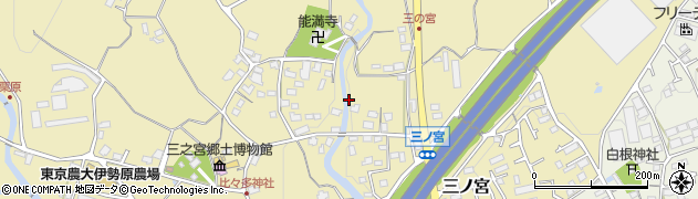 神奈川県伊勢原市三ノ宮周辺の地図