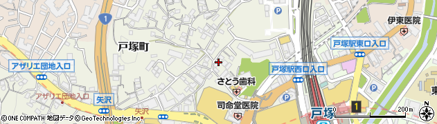 神奈川県横浜市戸塚区戸塚町4919-2周辺の地図