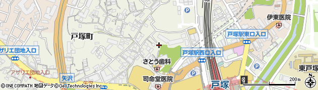 神奈川県横浜市戸塚区戸塚町4924周辺の地図