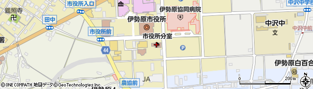 伊勢原市役所　ファミリー・サポート・センター周辺の地図