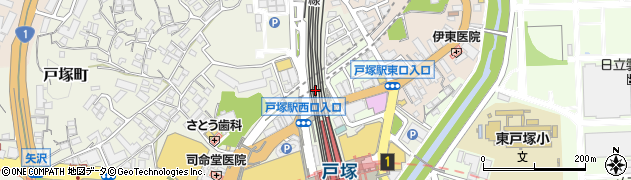 神奈川県横浜市戸塚区戸塚町6009周辺の地図