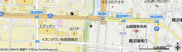 手羽先の武蔵 鵜沼店周辺の地図