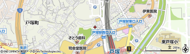 神奈川県横浜市戸塚区戸塚町6002-41周辺の地図