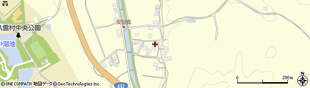 島根県松江市八雲町東岩坂569周辺の地図