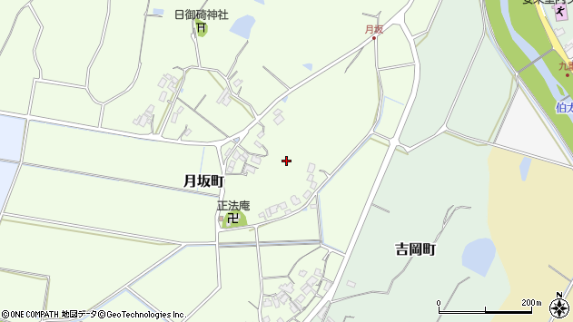 〒692-0013 島根県安来市月坂町の地図