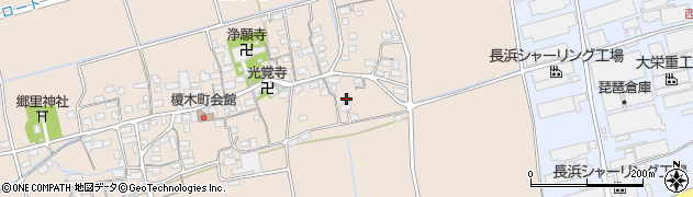 滋賀県長浜市榎木町124周辺の地図