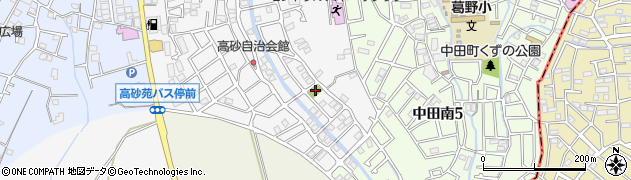 中田西たまご公園周辺の地図