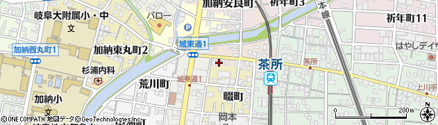 岐阜加納八幡郵便局 ＡＴＭ周辺の地図