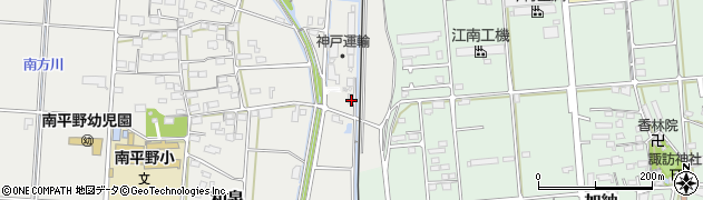 岐阜県安八郡神戸町和泉284周辺の地図