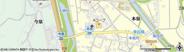 ＪＡ鳥取中央三徳周辺の地図