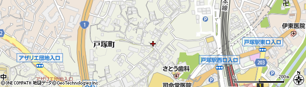 神奈川県横浜市戸塚区戸塚町4949周辺の地図