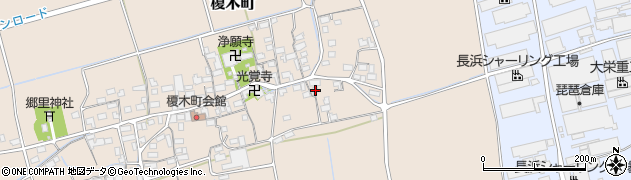 滋賀県長浜市榎木町228周辺の地図