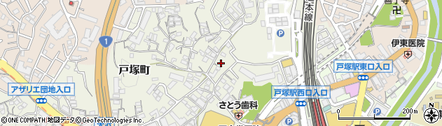 神奈川県横浜市戸塚区戸塚町4934周辺の地図