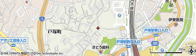 神奈川県横浜市戸塚区戸塚町4927周辺の地図