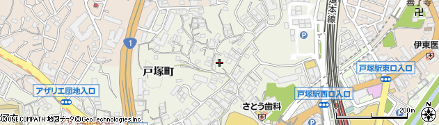 神奈川県横浜市戸塚区戸塚町4948周辺の地図