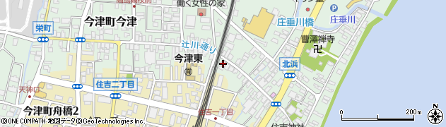 石庭商店ブール今津周辺の地図