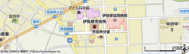 神奈川県伊勢原市周辺の地図