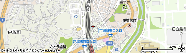 神奈川県横浜市戸塚区戸塚町6010-2周辺の地図