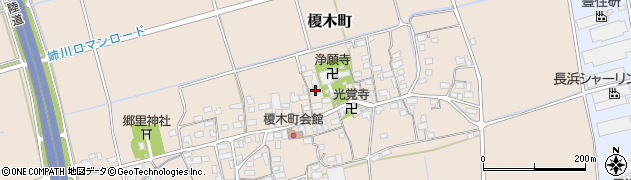 滋賀県長浜市榎木町1119周辺の地図