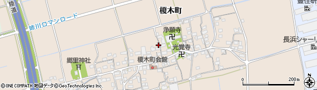 滋賀県長浜市榎木町995周辺の地図