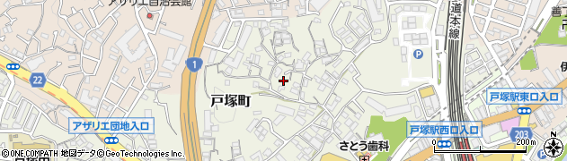 神奈川県横浜市戸塚区戸塚町4955周辺の地図