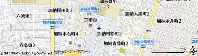 岐阜県岐阜市加納高柳町周辺の地図