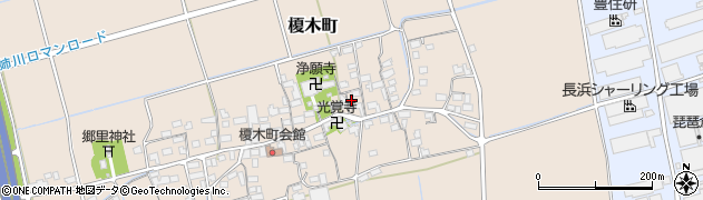 滋賀県長浜市榎木町1136周辺の地図