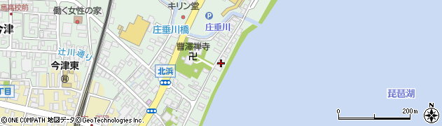 松田餅店　北浜店周辺の地図
