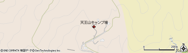 出雲市営天王山キャンプ場周辺の地図