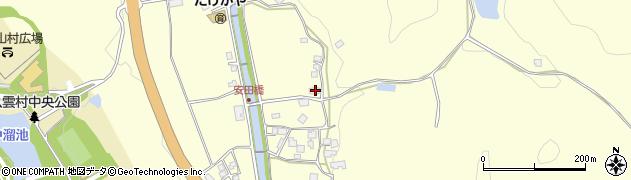 島根県松江市八雲町東岩坂602周辺の地図