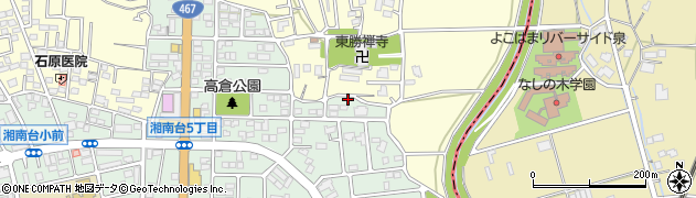 神奈川県藤沢市湘南台6丁目45-8周辺の地図